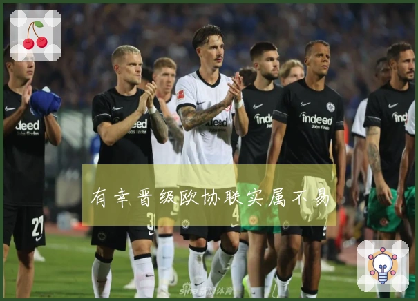 有幸晋级欧协联实属不易